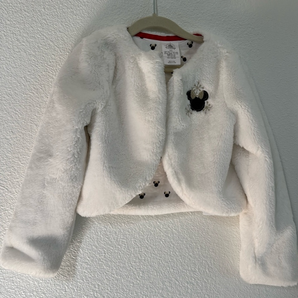 Disney parks Minnie Mouse girls white jacket size 5/6
Disneyland